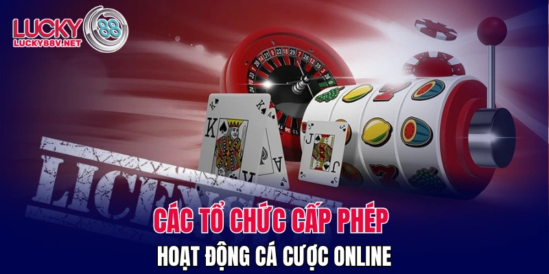 Các tổ chức cấp phép hoạt động cá cược online