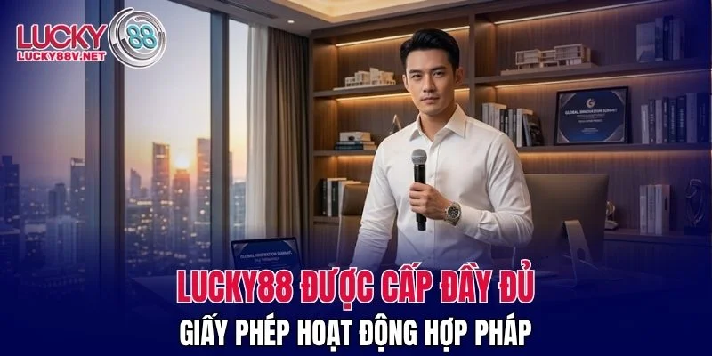 LUCKY88 được cấp đầy đủ giấy phép hoạt động hợp pháp